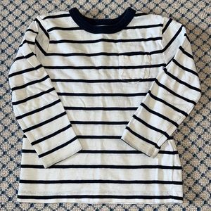 Crewcuts long sleeve striped  tee shirt size 2